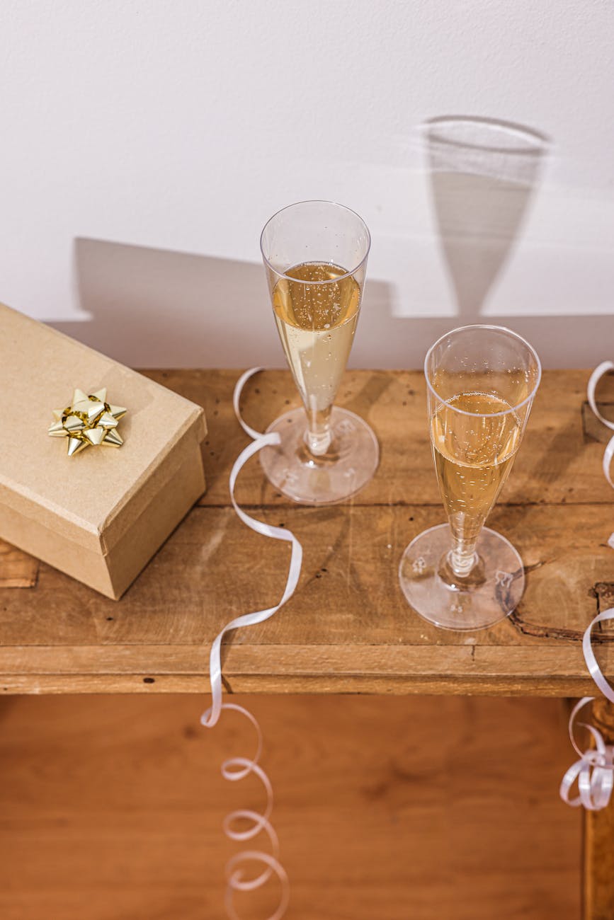 Wedding drinks and gift